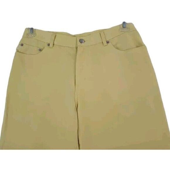 Lauren Ralph Lauren Jeans Co. ~Woman Size 6~ Yellow 5 Pocket Capri Denim Jeans. - Picture 6 of 9